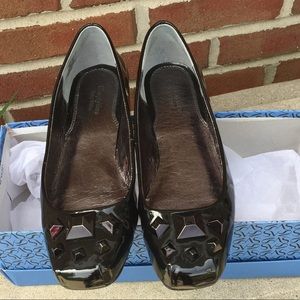 Black Patent Vera Wang Flats 7.5